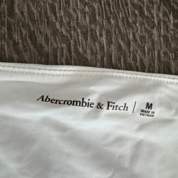 Abercrombie & Fitch White Square Neck Bodysuit – Size M - Picture 2 of 6